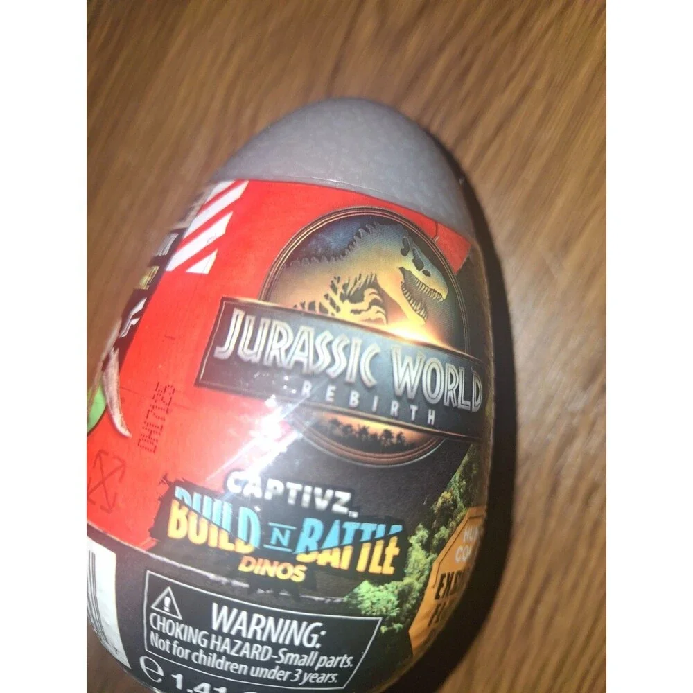 Jurassic World Rebirth Captivz Slime Egg Dinosaur Collectible Flocked Exclusive